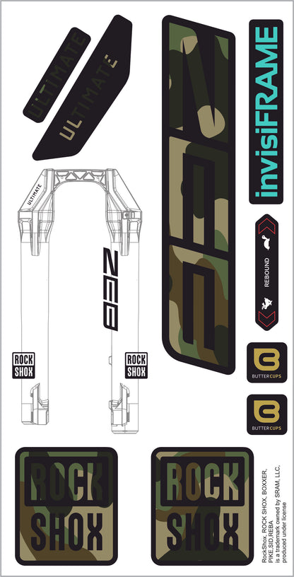 Rock Shox ZEB Ultimate 2027 Decals