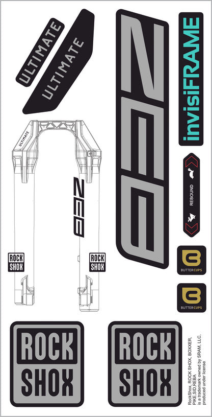 Rock Shox ZEB Ultimate 2027 Decals