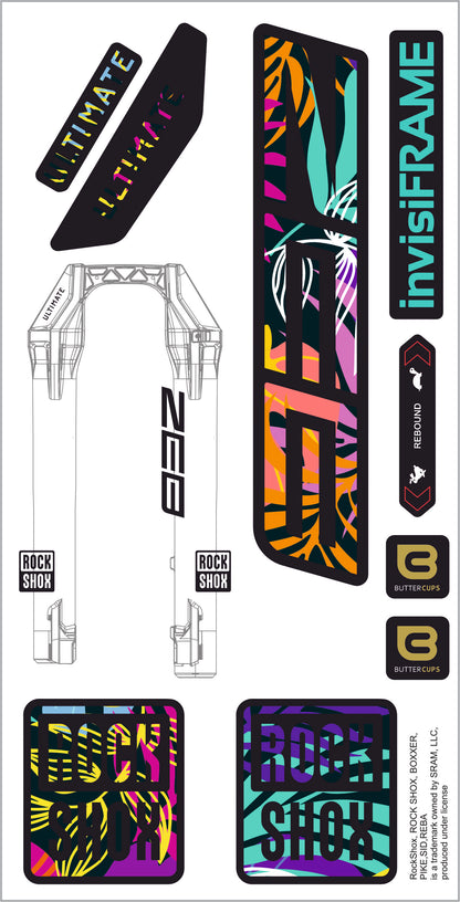 Rock Shox ZEB Ultimate 2027 Decals
