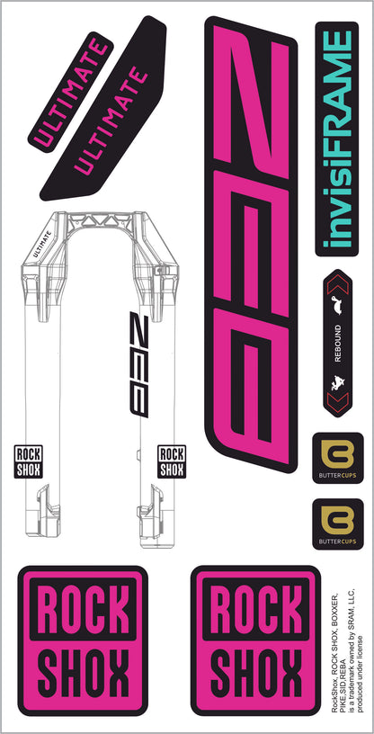 Rock Shox ZEB Ultimate 2027 Decals