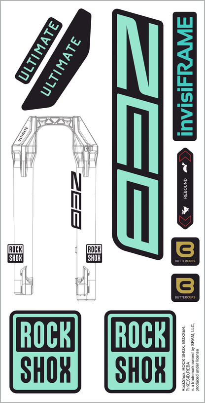 Rock Shox ZEB Ultimate 2027 Decals