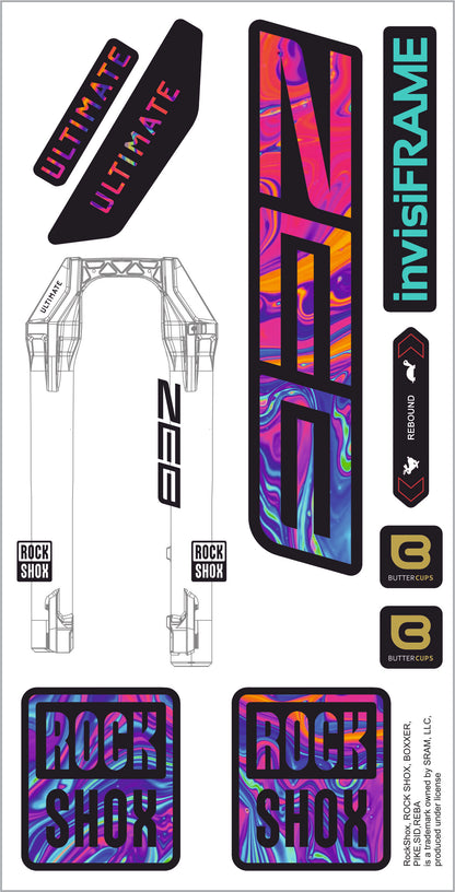 Rock Shox ZEB Ultimate 2027 Decals