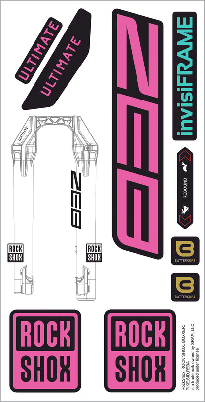 Rock Shox ZEB Ultimate 2027 Decals