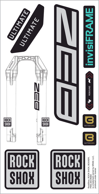 Rock Shox ZEB Ultimate 2027 Decals