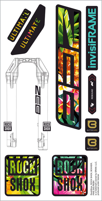 Rock Shox ZEB Ultimate 2027 Decals