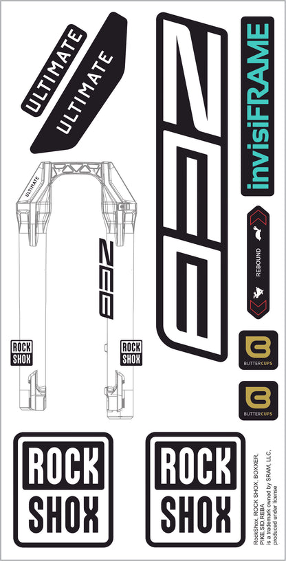 Rock Shox ZEB Ultimate 2027 Decals