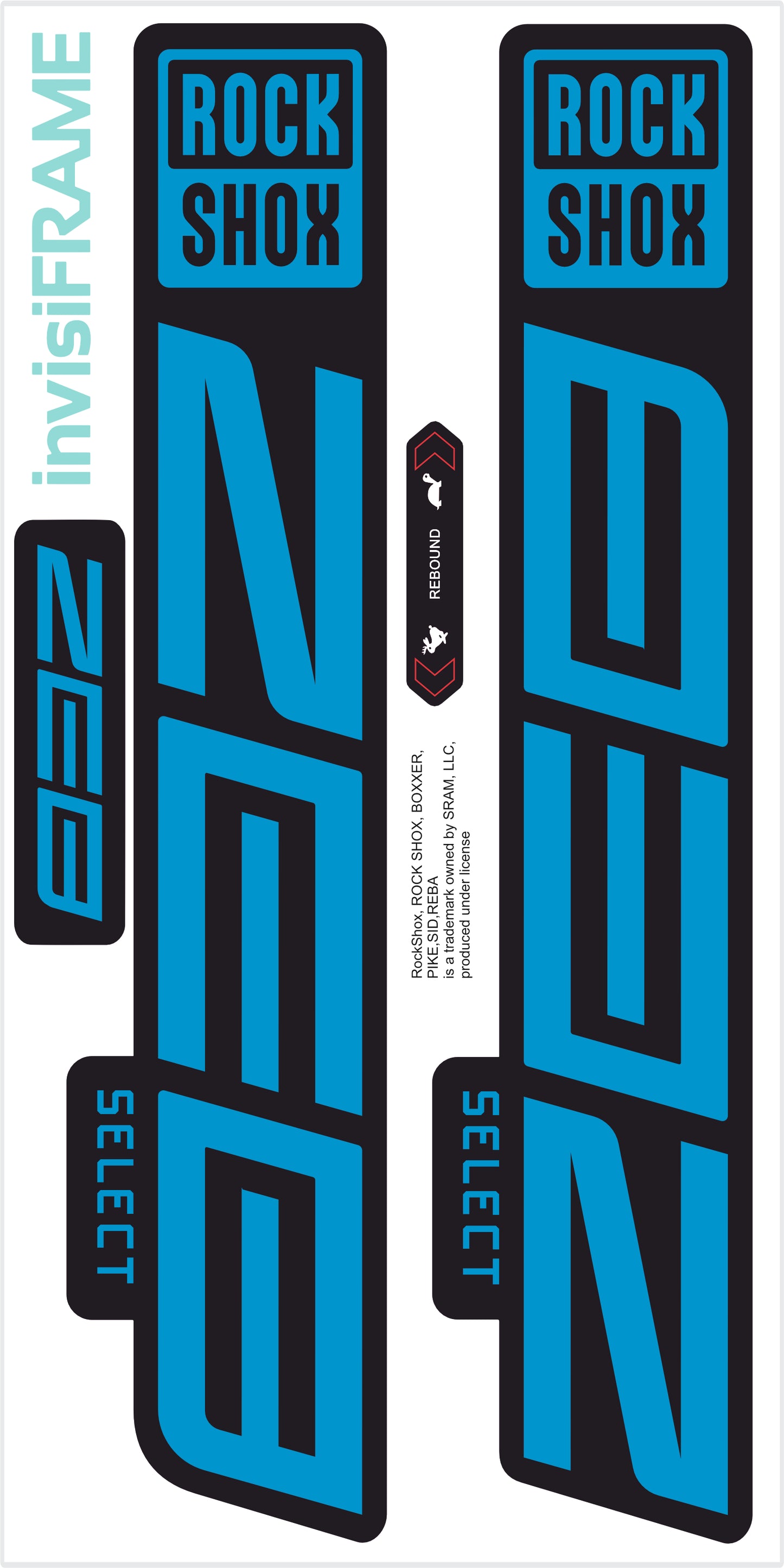Rock Shox ZEB Select 2023 Decals