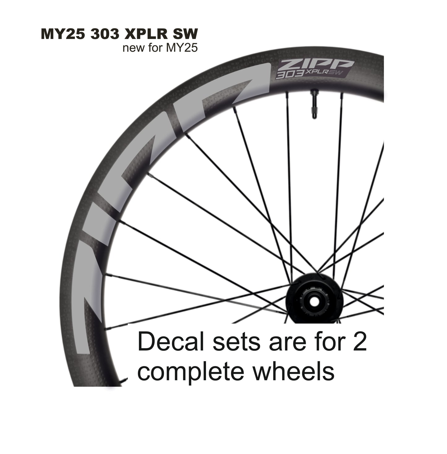 ZIPP 303 XPLR SW 2025 DECALS