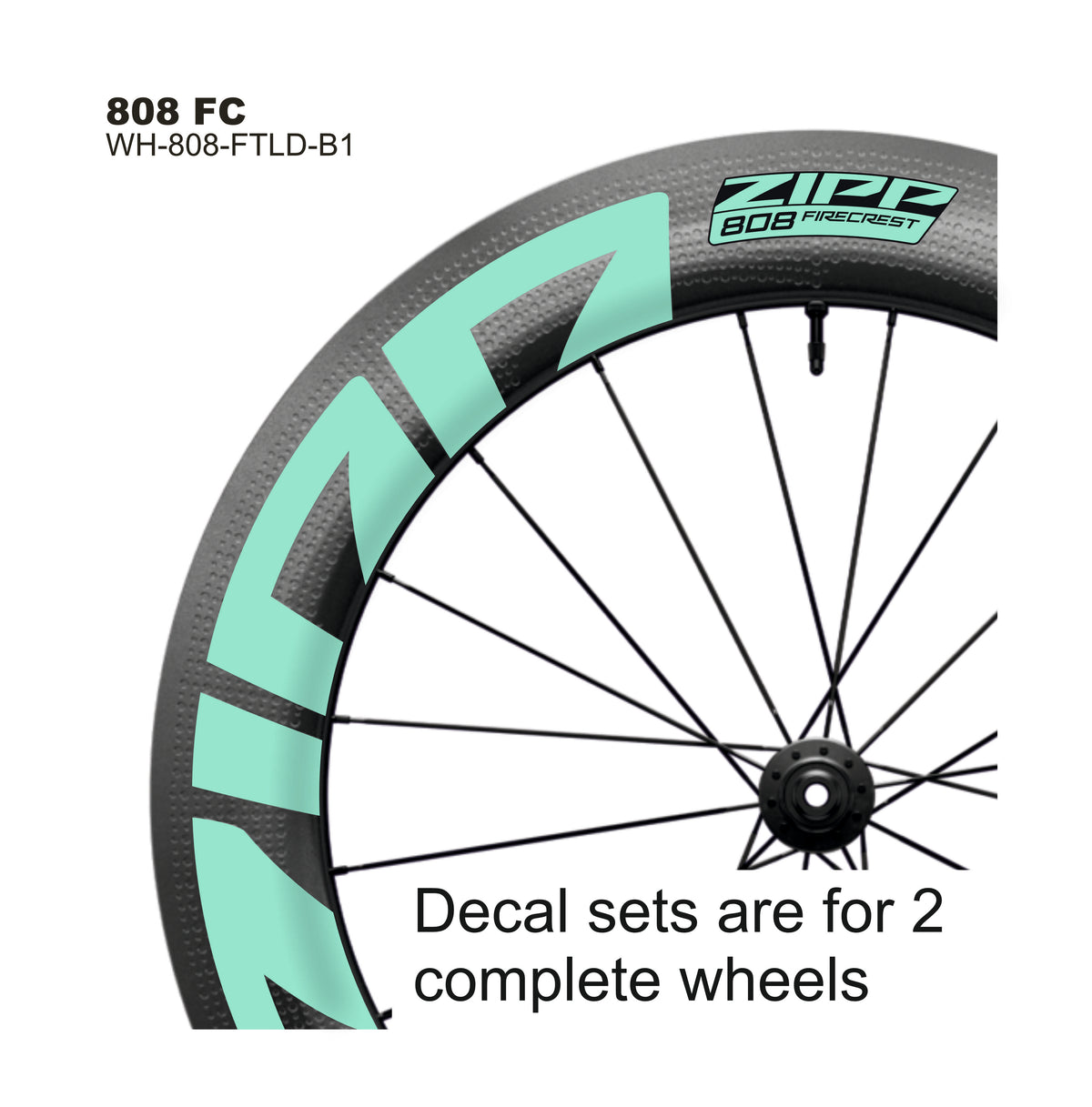 ZIPP 808 FIRECREST 2022 DECALS