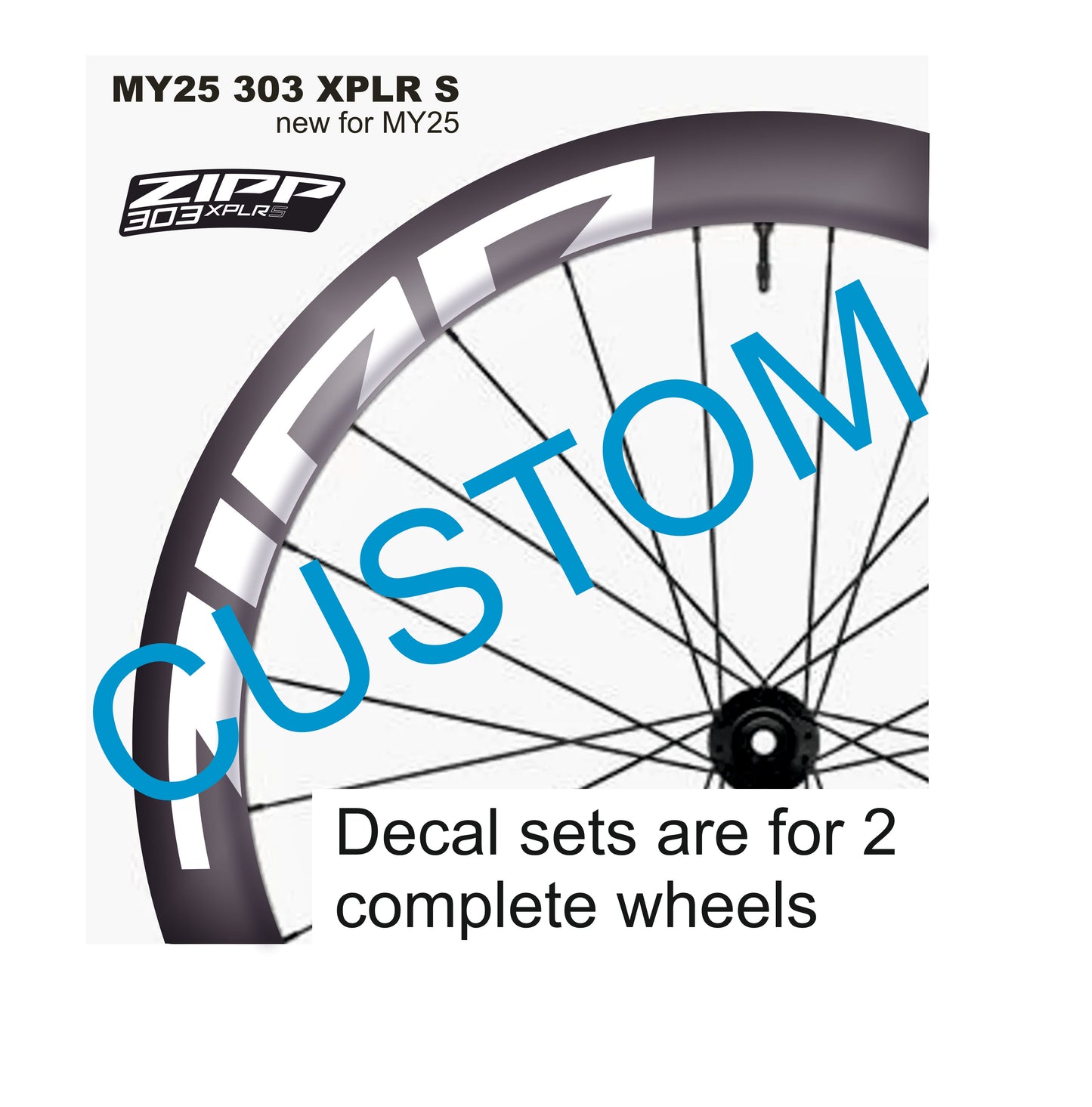 ZIPP 303 XPLR S 2025 DECALS