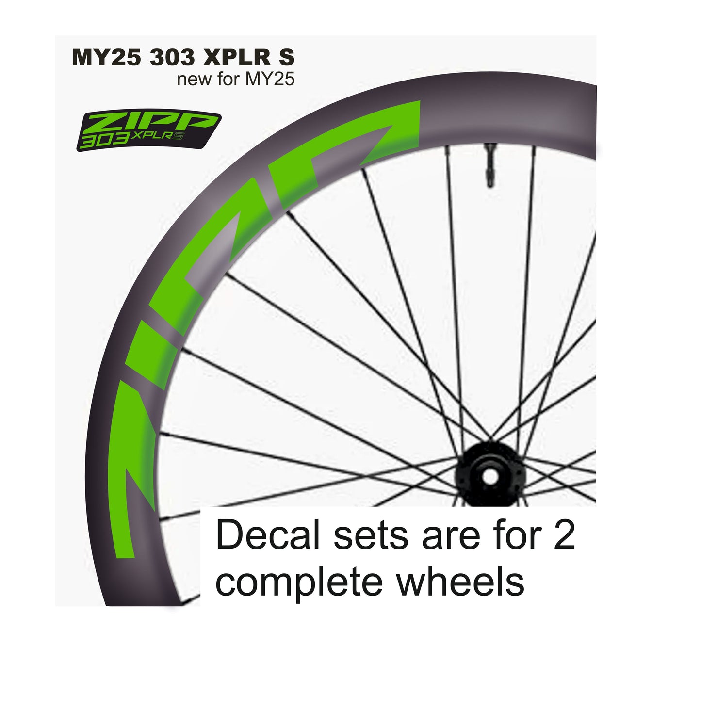 ZIPP 303 XPLR S 2025 DECALS