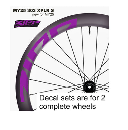 ZIPP 303 XPLR S 2025 DECALS