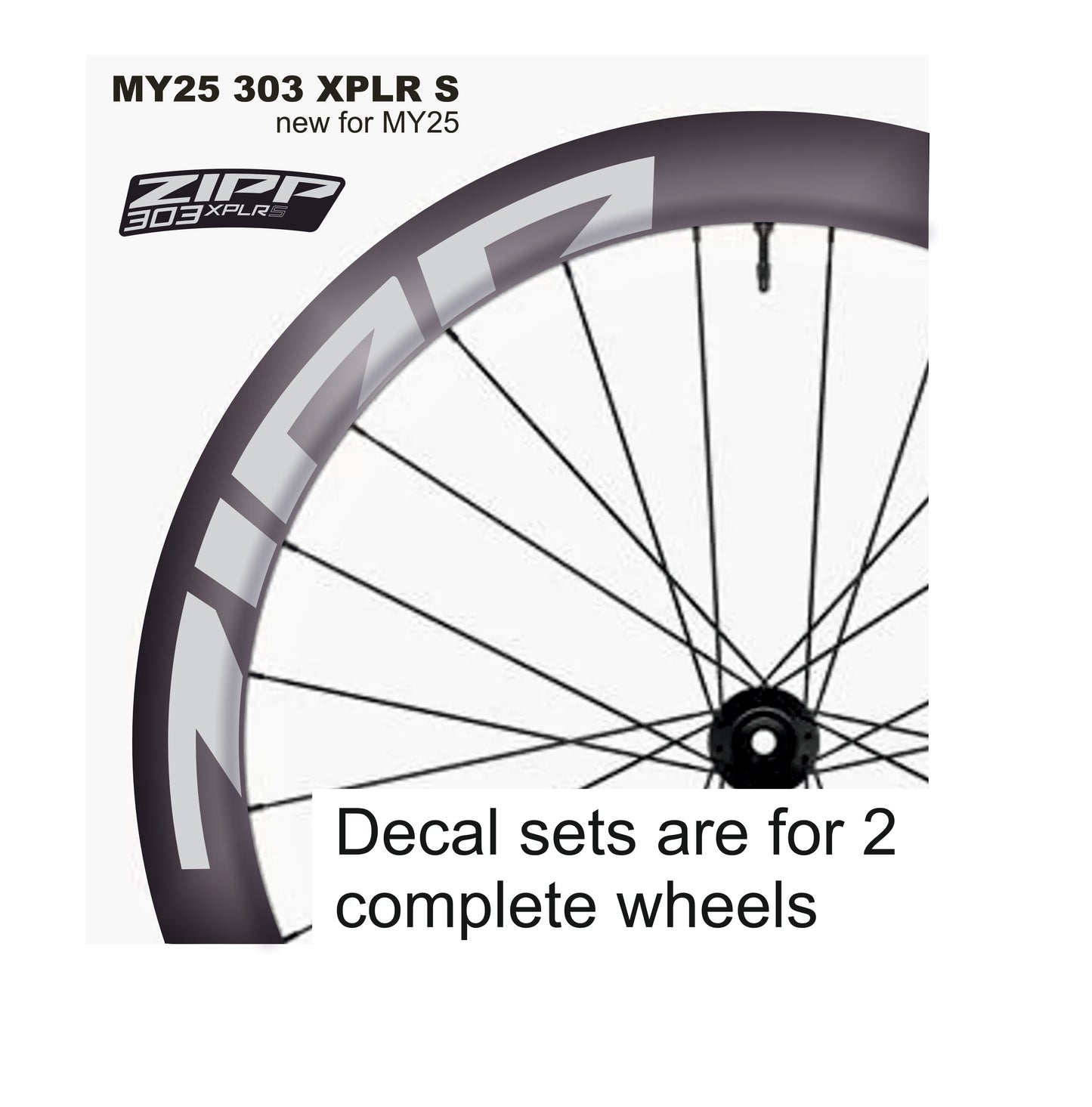 ZIPP 303 XPLR S 2025 DECALS
