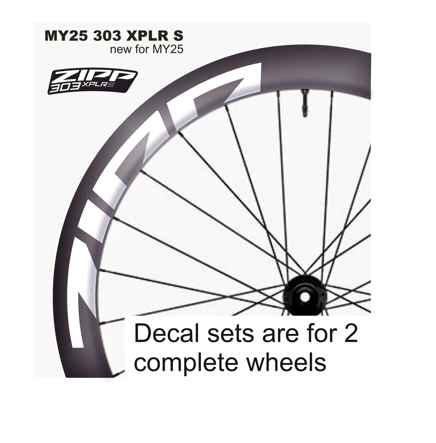 ZIPP 303 XPLR S 2025 DECALS