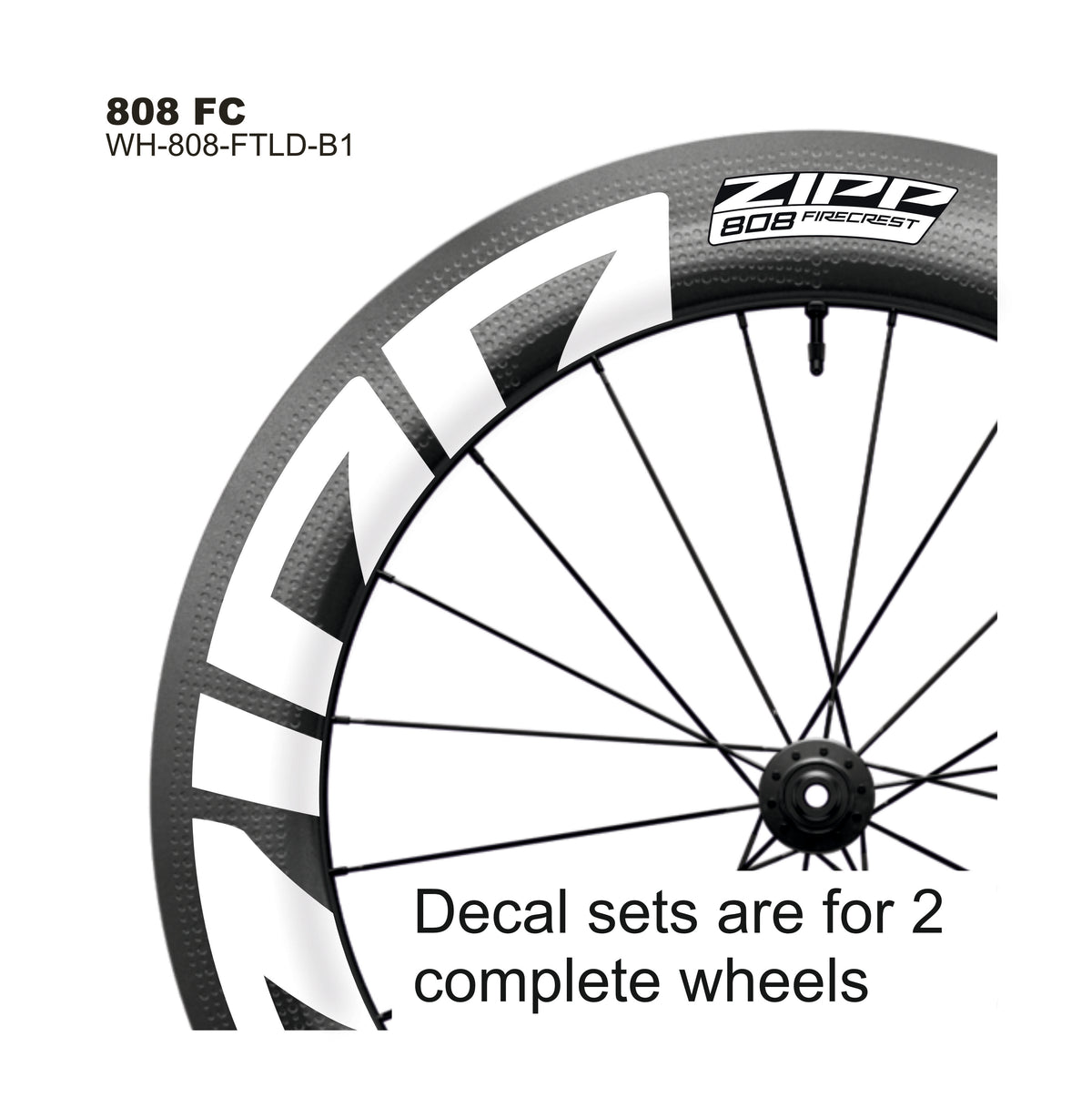 ZIPP 808 FIRECREST 2022 DECALS