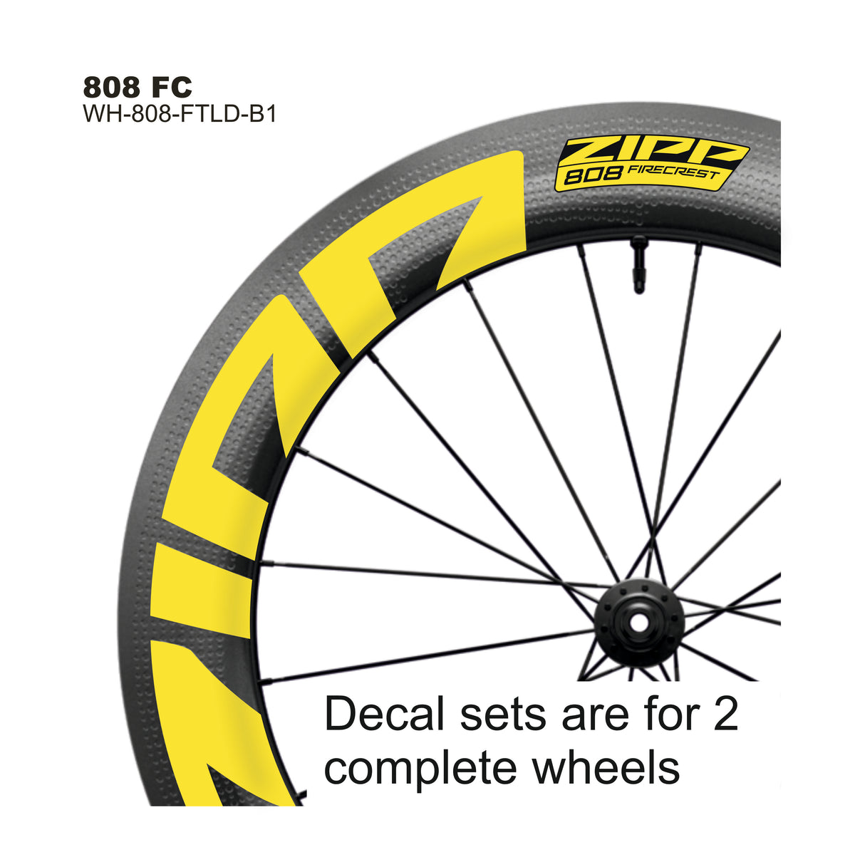 ZIPP 808 FIRECREST 2022 DECALS