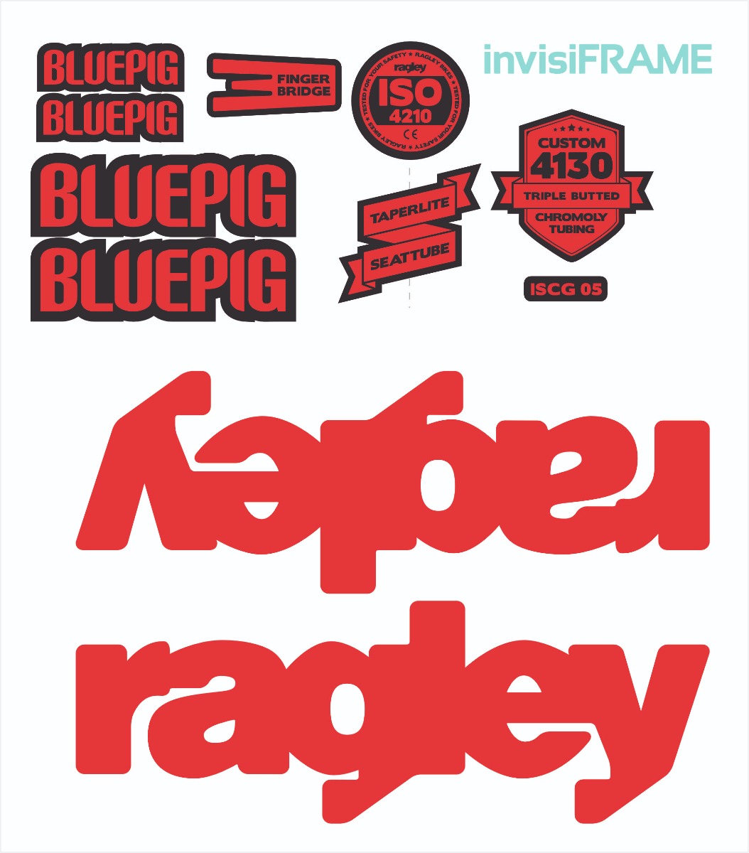 Ragley Bluepig And Race Steel 2021-2023 Decals