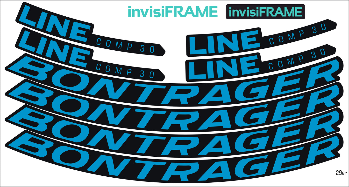 Bontrager Line Comp 30  x 2 Decals