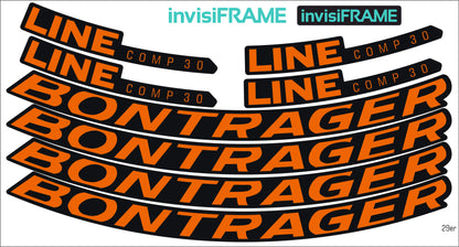 Bontrager Line Comp 30  x 2 Decals