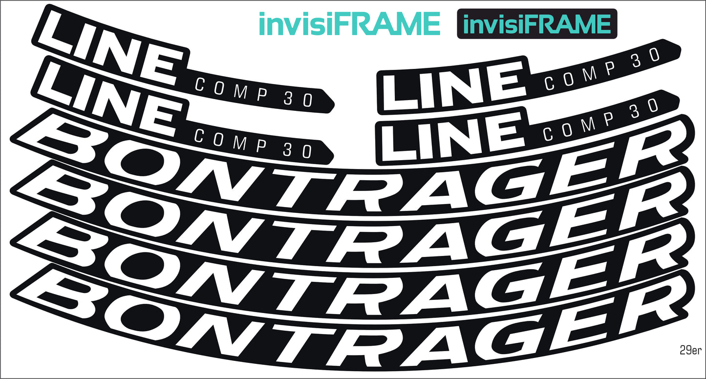 Bontrager Line Comp 30  x 2 Decals
