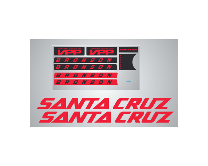 Santa Cruz Bronson 2017 Decals