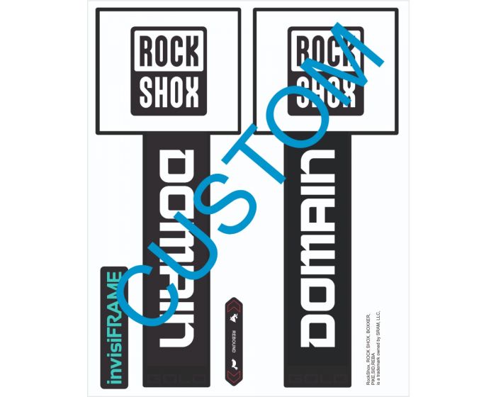 Rock Shox Domain Gold Diff 2025 Decals