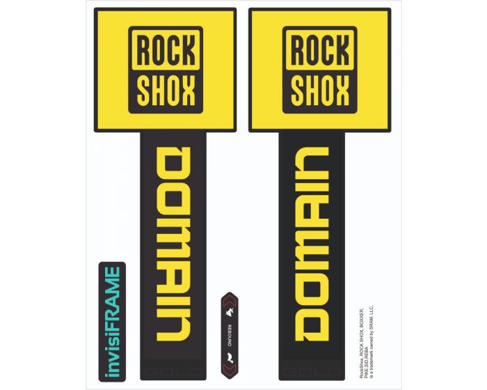 Rock Shox Domain Gold Diff 2025 Decals