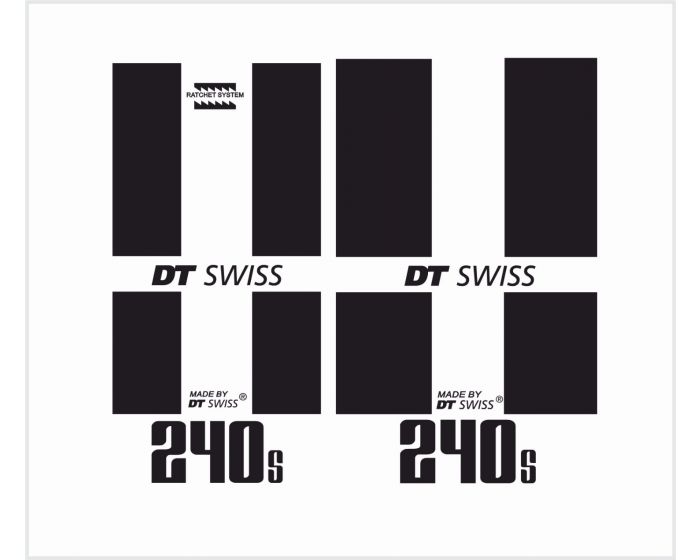 DT Swiss 240 Boost Hub Decals