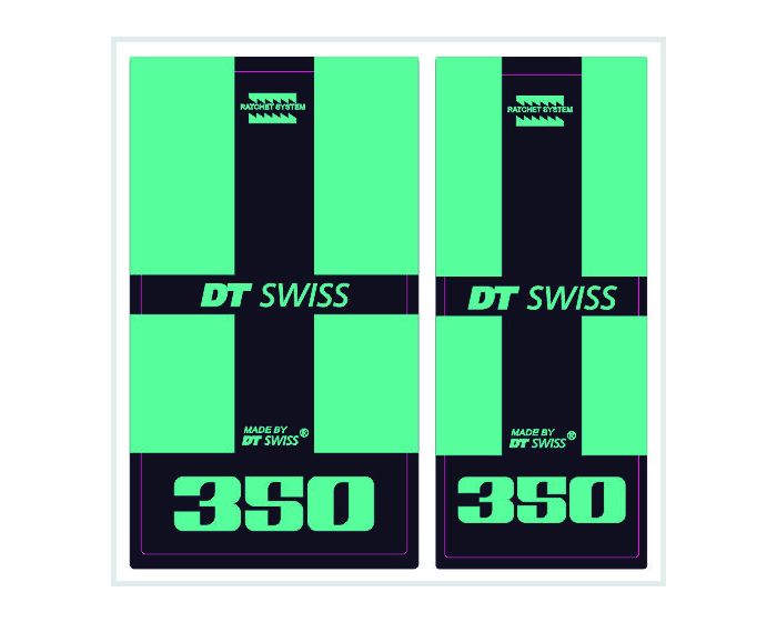 DT Swiss 350 Boost Hub Decals