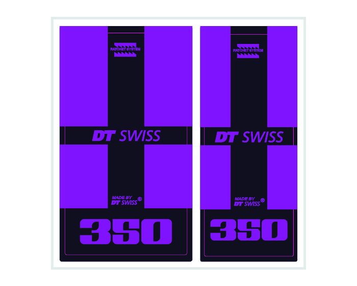 DT Swiss 350 Boost Hub Decals