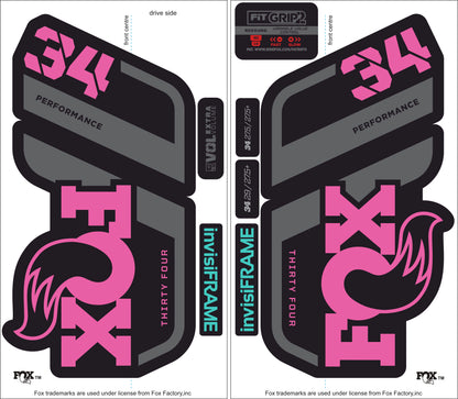 Fox 34 Performance 2021 Decals