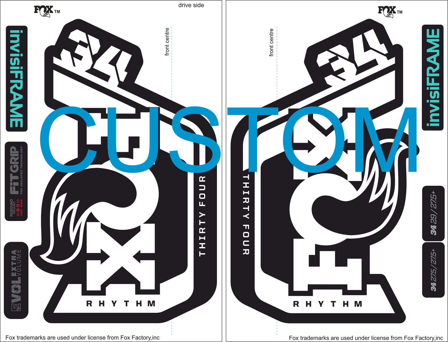 Fox 34 Rhythm 2023 Decals