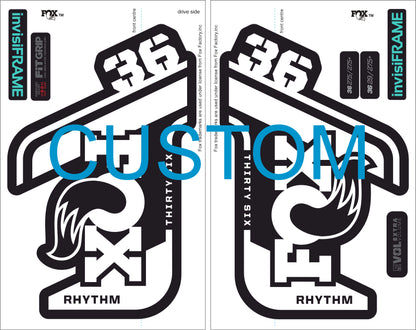 Fox 36 Rhythm 2021 decals