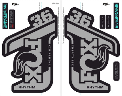 Fox 36 Rhythm 2021 decals