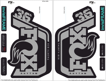 Fox 36 Rhythm 2023 Decals