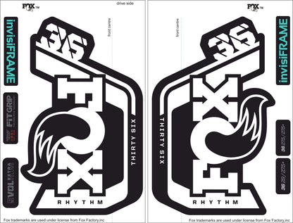 Fox 36 Rhythm 2023 Decals