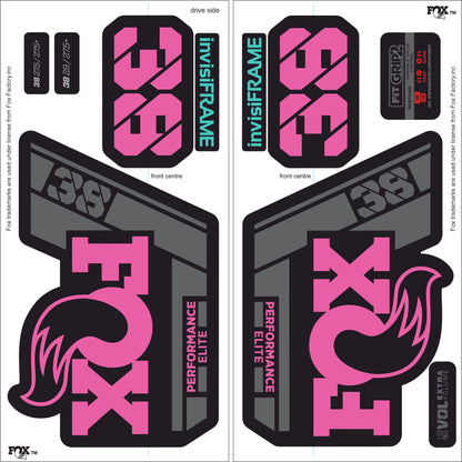 Fox 38 Performance Elite 2021 Decals