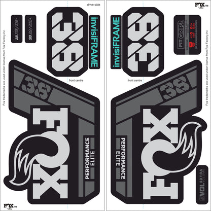 Fox 38 Performance Elite 2021 Decals