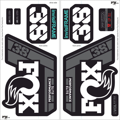 Fox 38 Performance Elite 2021 Decals