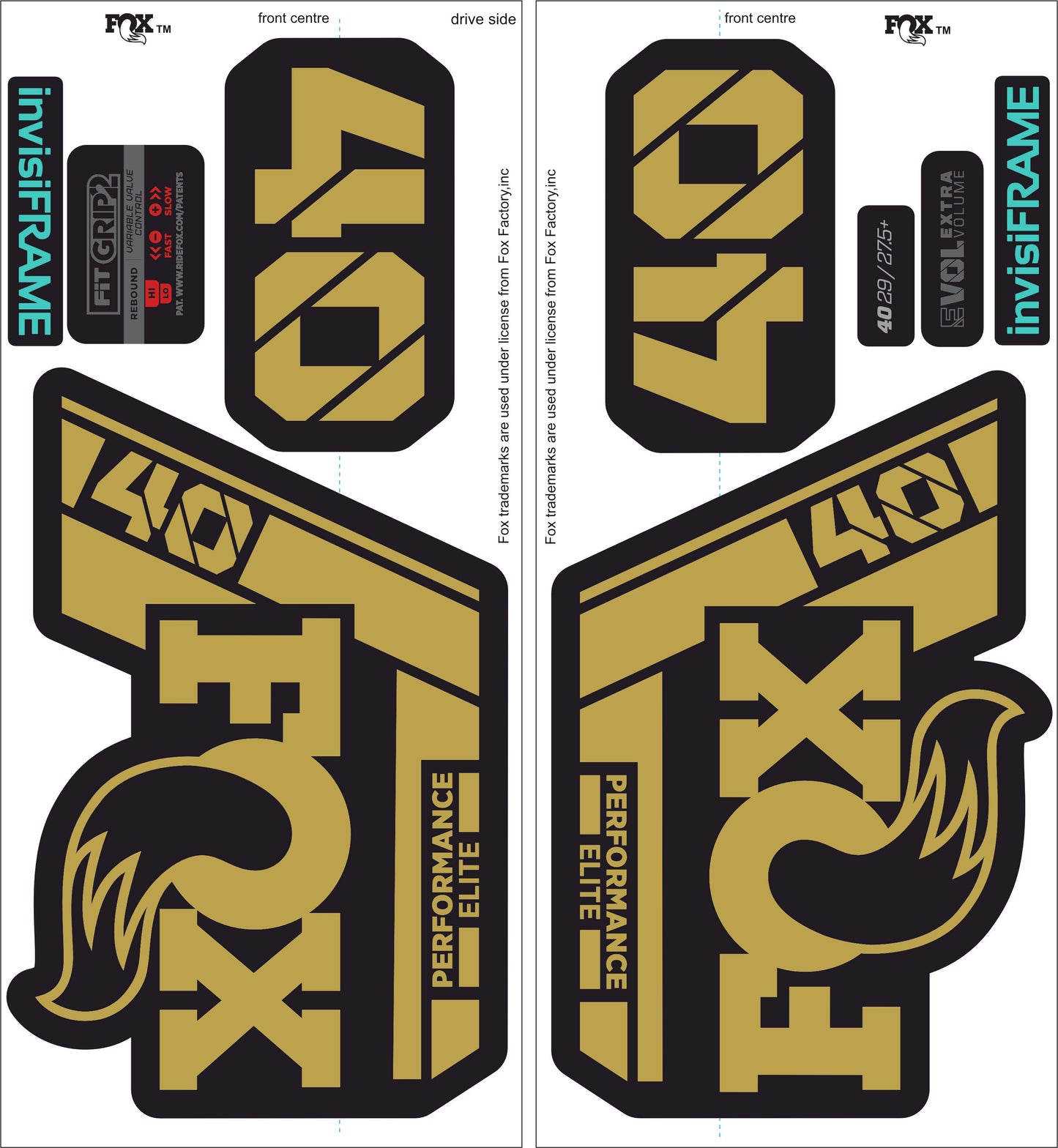 Fox 40 Performance Elite 2021 Decals