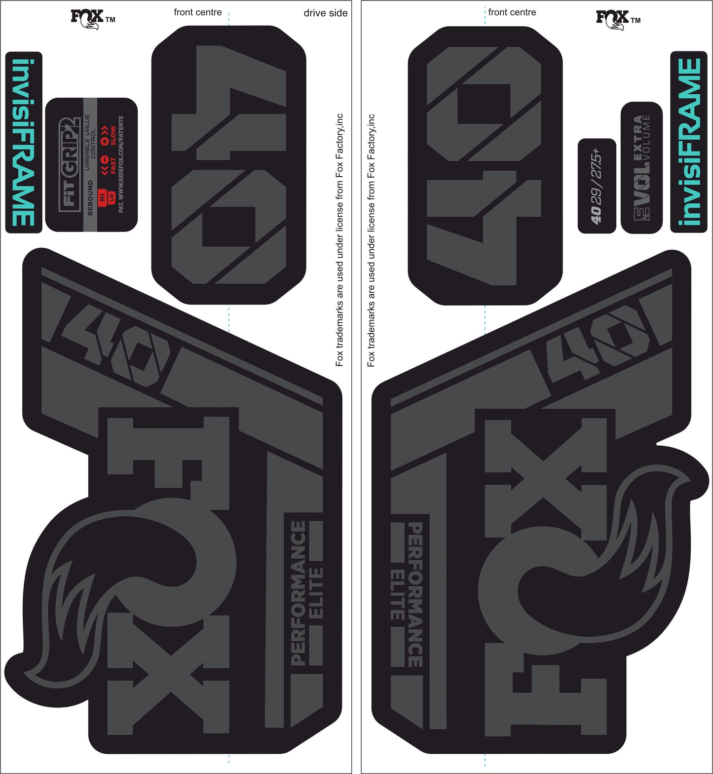 Fox 40 Performance Elite 2021 Decals