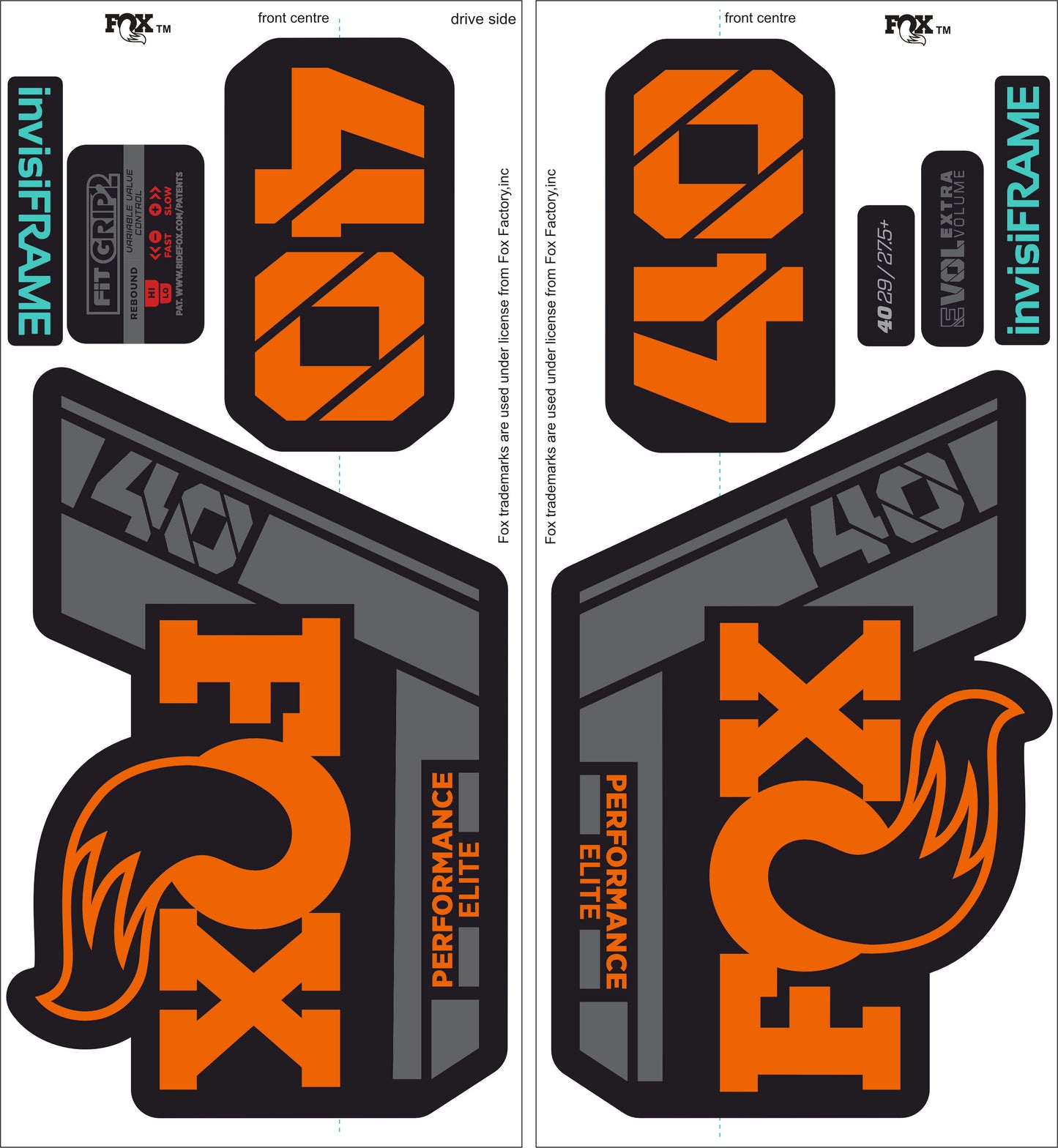 Fox 40 Performance Elite 2021 Decals