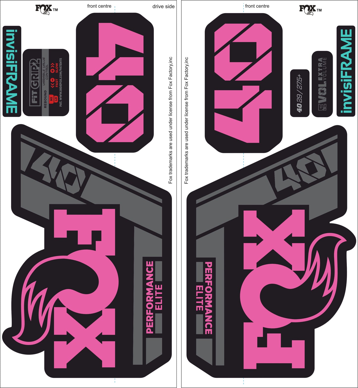 Fox 40 Performance Elite 2021 Decals