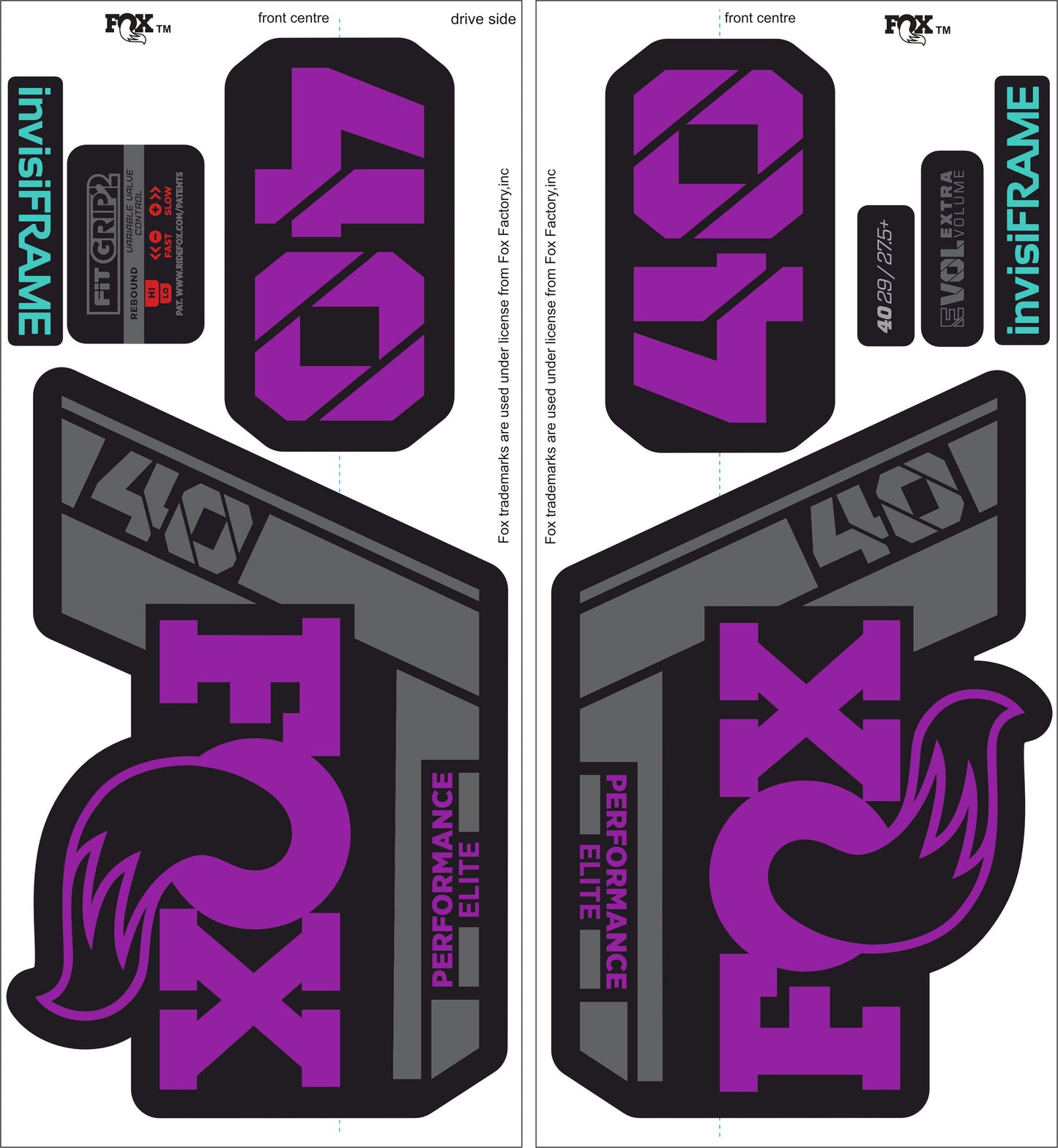 Fox 40 Performance Elite 2021 Decals