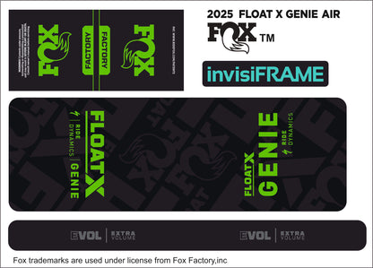 Fox Float X Genie Factory 2025 Decals