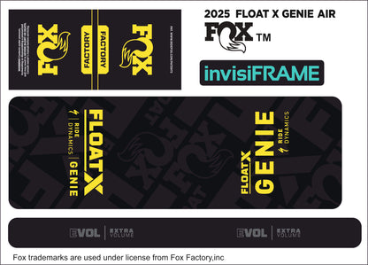 Fox Float X Genie Factory 2025 Decals