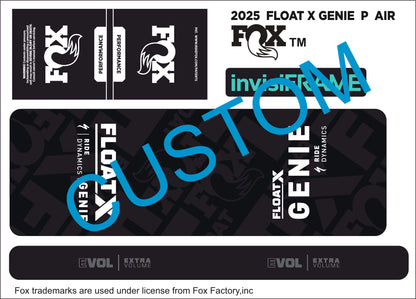 Fox Float X Genie Performance 2025 Decals