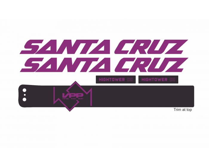 Santa Cruz Hightower CC 2020 Decals