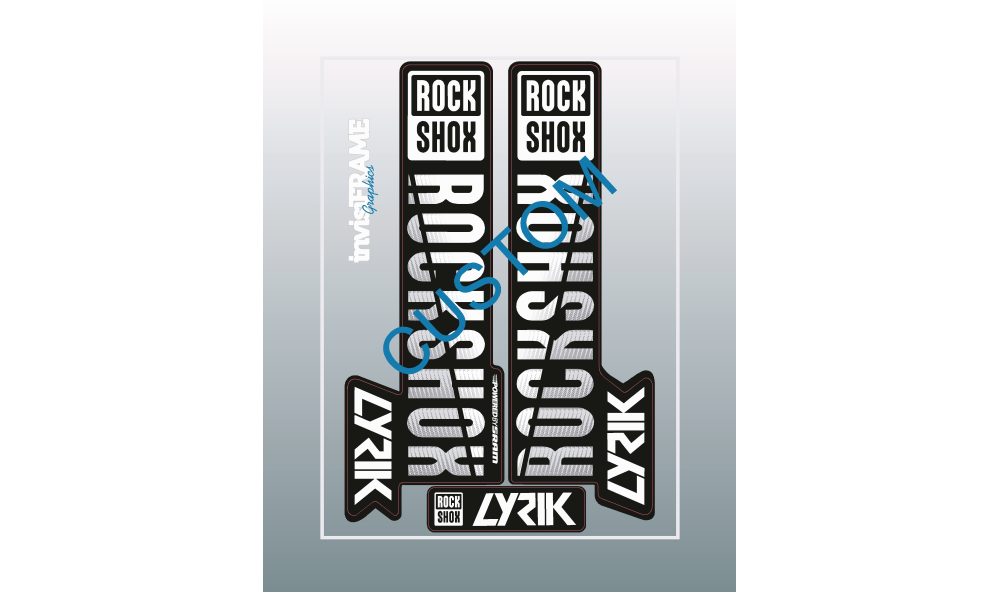 Rock Shox LYRIK 2018 decals