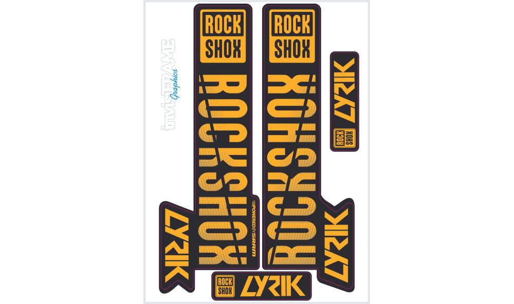 Rock Shox LYRIK 2018 decals